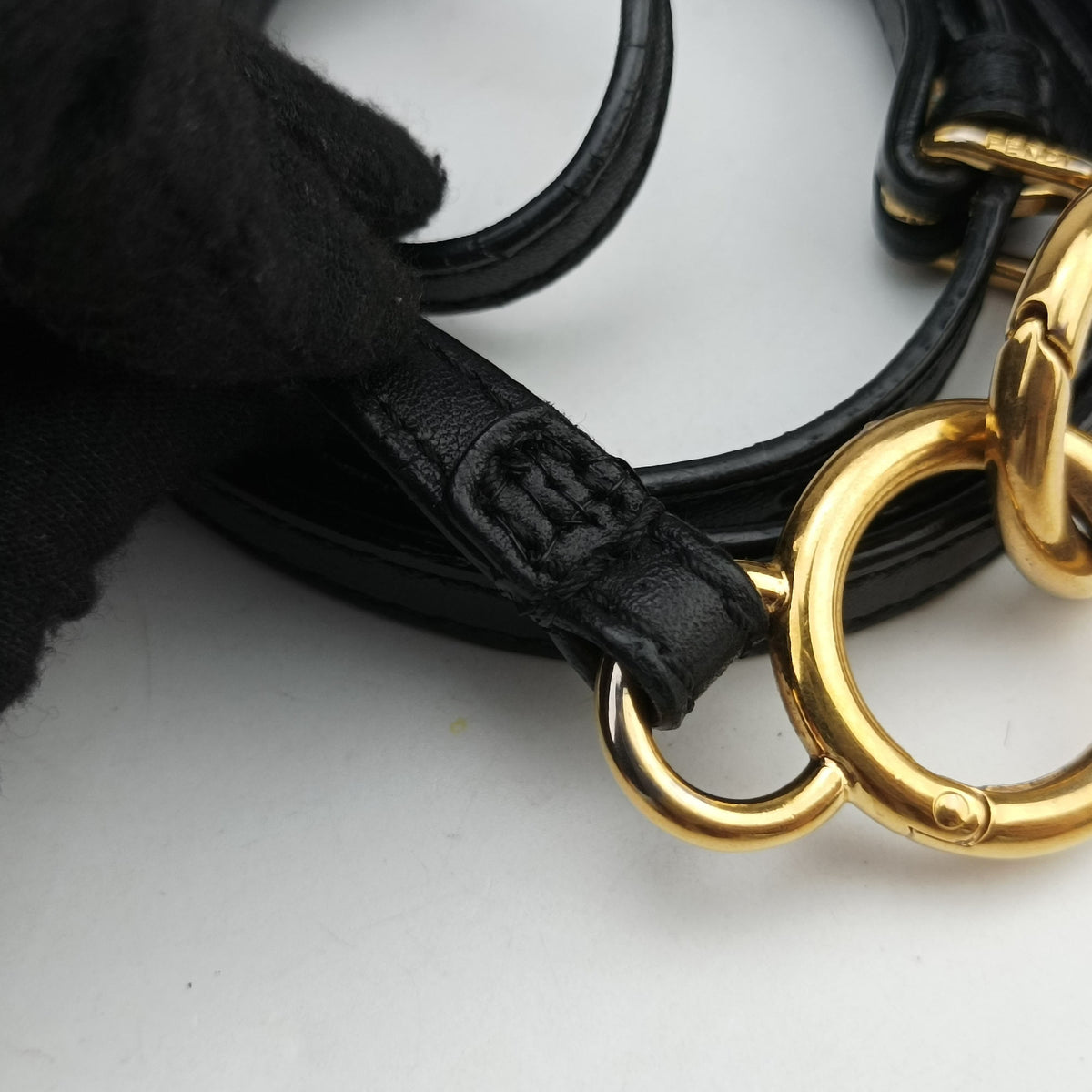 Vintage Fendi PEEKABOO Black Leather 8BN244 shoulderbag | stylenewstar