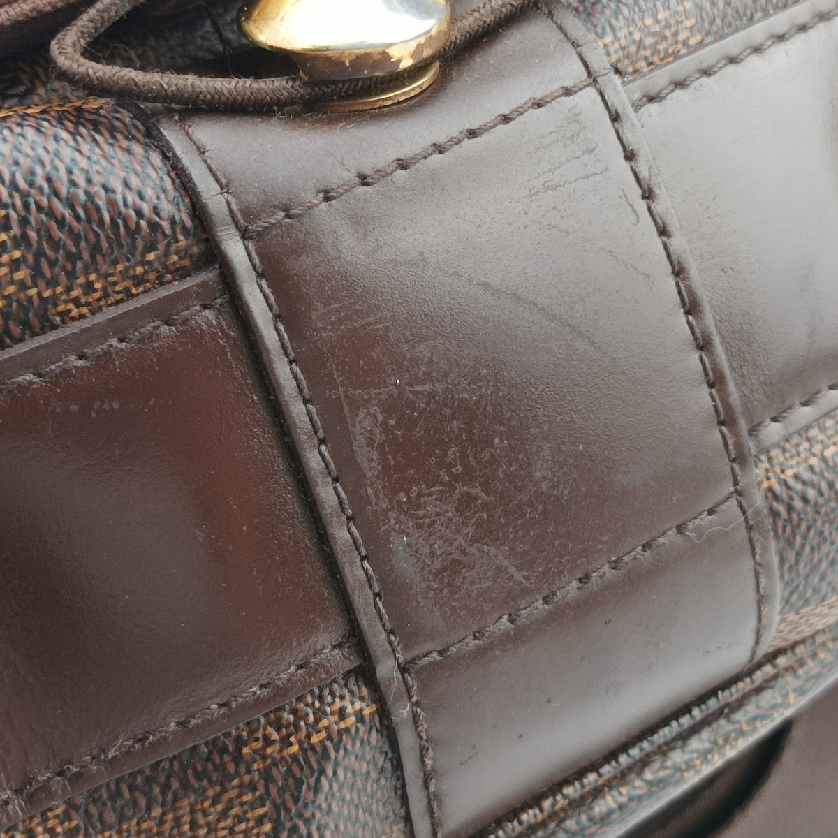 Pre-owned Louis Vuitton Bastille Messenger EBENE Damier Canvas N45258 crossbodybag | stylenewstar