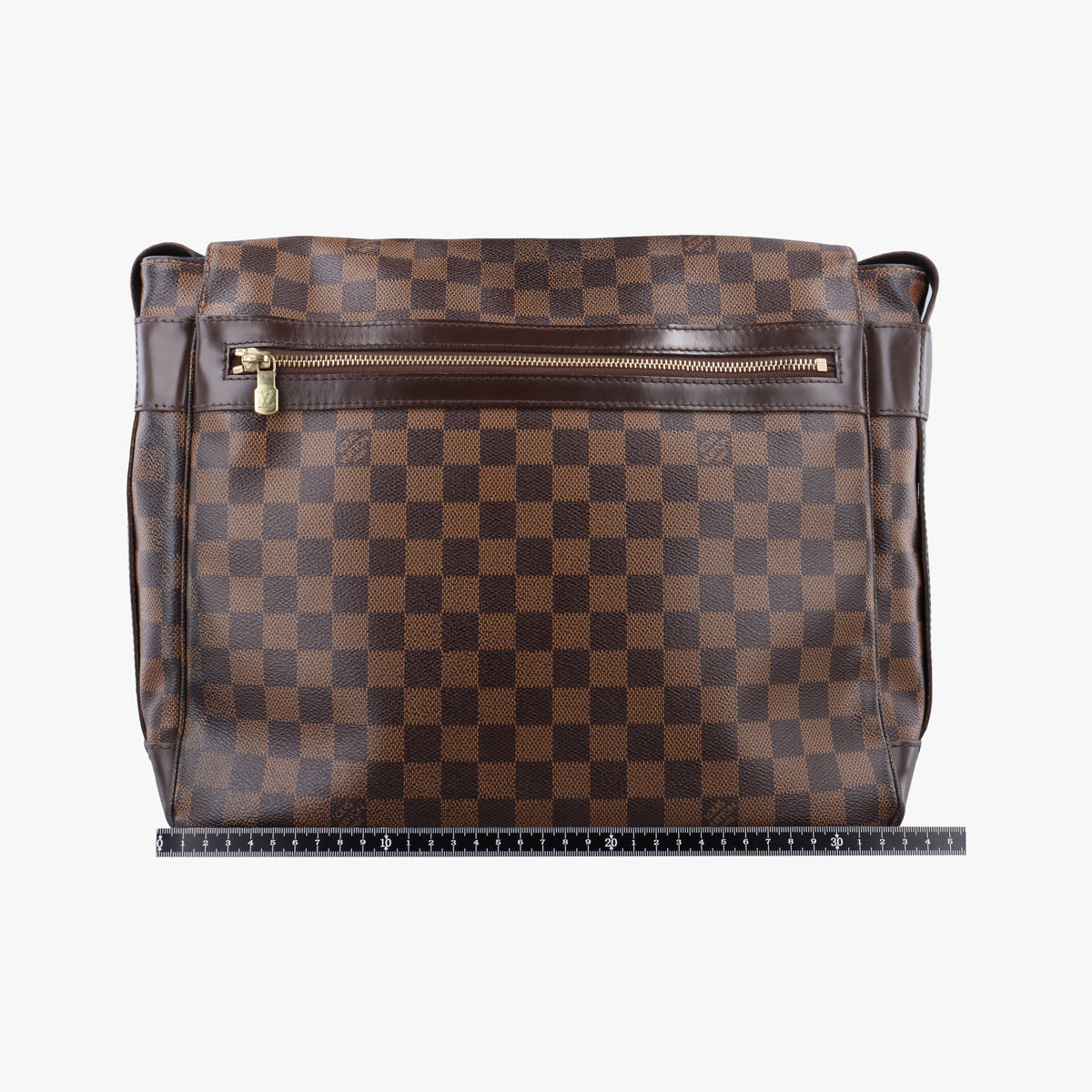 Pre-owned Louis Vuitton Bastille Messenger EBENE Damier Canvas N45258 crossbodybag | stylenewstar