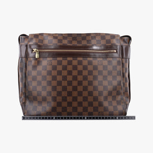 Pre-owned Louis Vuitton Bastille Messenger EBENE Damier Canvas N45258 crossbodybag | stylenewstar