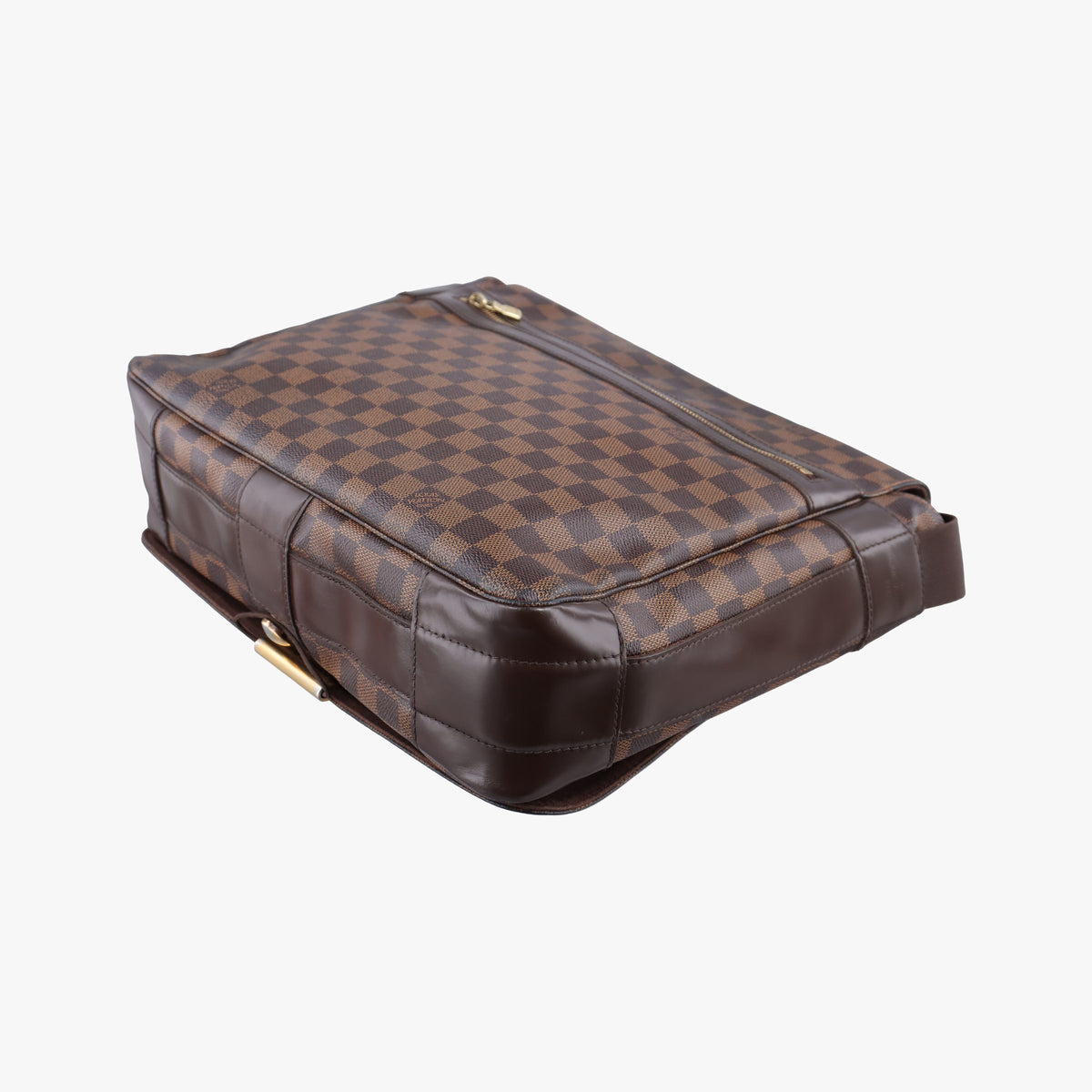 Pre-owned Louis Vuitton Bastille Messenger EBENE Damier Canvas N45258 crossbodybag | stylenewstar