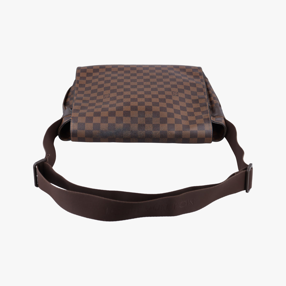 Pre-owned Louis Vuitton Bastille Messenger EBENE Damier Canvas N45258 crossbodybag | stylenewstar