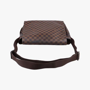 Pre-owned Louis Vuitton Bastille Messenger EBENE Damier Canvas N45258 crossbodybag | stylenewstar