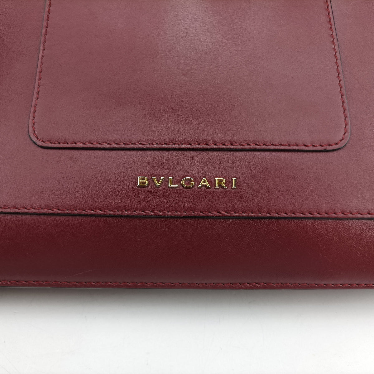Secondhand Bvlgari Serpenti Forever Burgundy leather  shoulderbag | stylenewstar