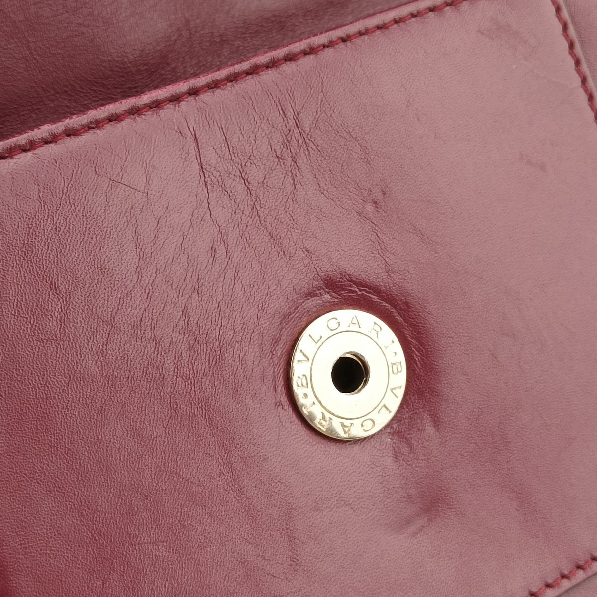Secondhand Bvlgari Serpenti Forever Burgundy leather  shoulderbag | stylenewstar