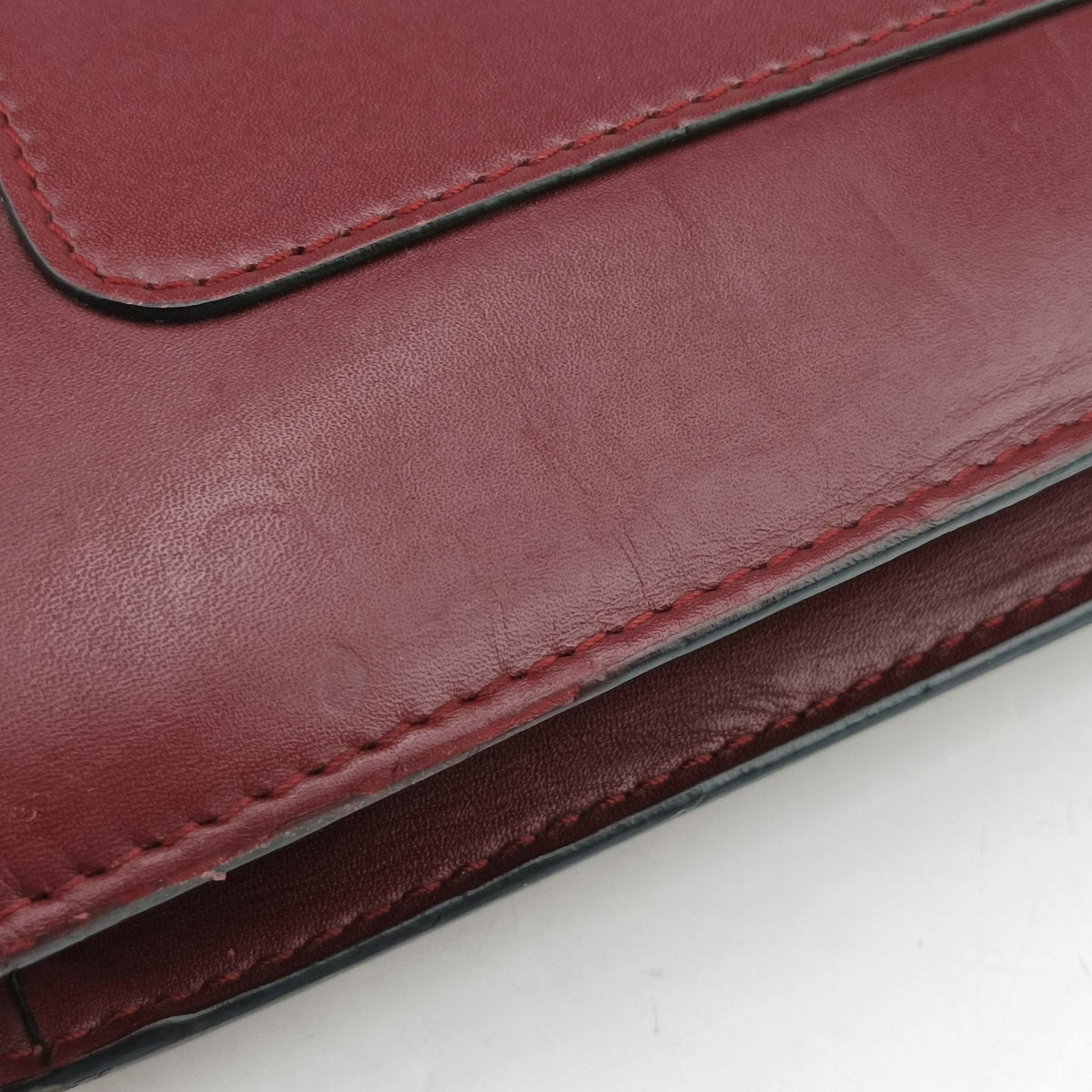 Secondhand Bvlgari Serpenti Forever Burgundy leather  shoulderbag | stylenewstar