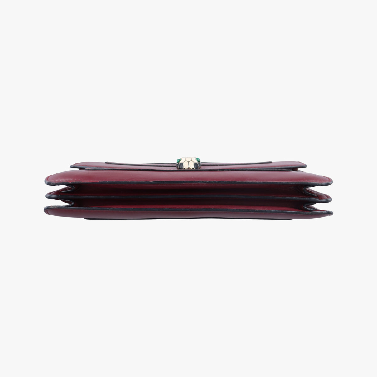 Secondhand Bvlgari Serpenti Forever Burgundy leather  shoulderbag | stylenewstar