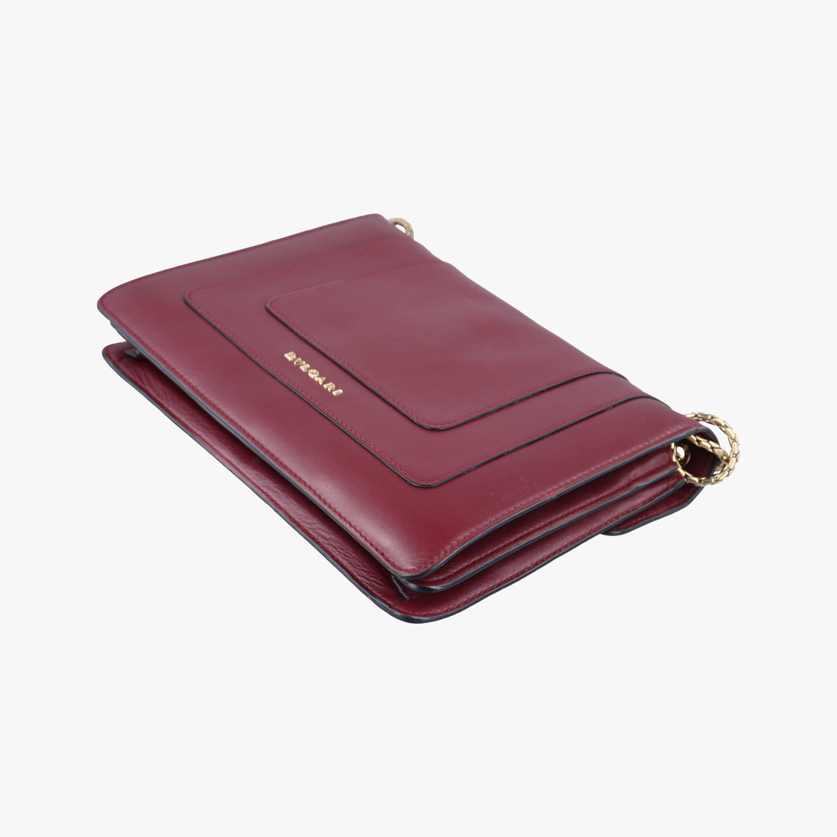 Secondhand Bvlgari Serpenti Forever Burgundy leather  shoulderbag | stylenewstar