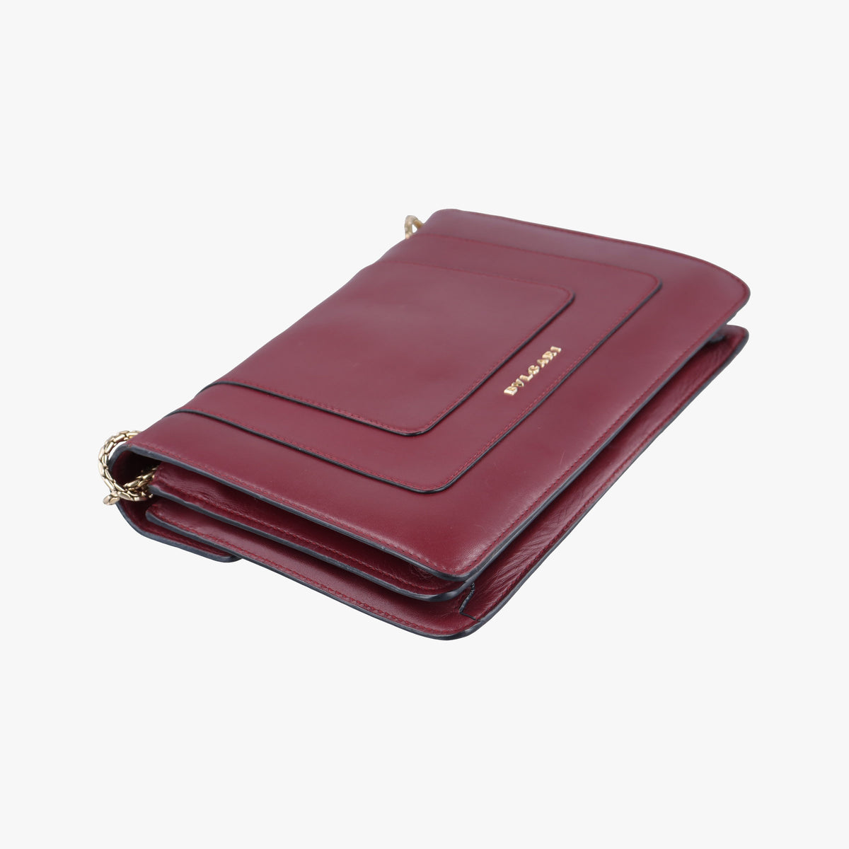 Secondhand Bvlgari Serpenti Forever Burgundy leather  shoulderbag | stylenewstar