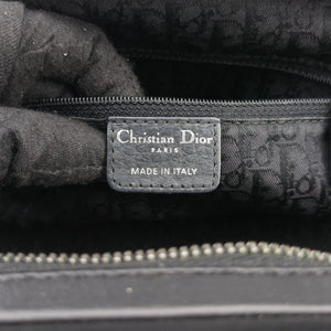 Vintage Christian Dior Detective Frame Black Leather  handbag | stylenewstar