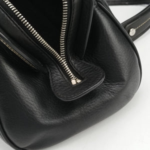 Vintage Christian Dior Detective Frame Black Leather  handbag | stylenewstar