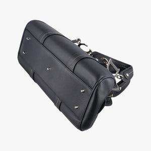 Vintage Christian Dior Detective Frame Black Leather  handbag | stylenewstar