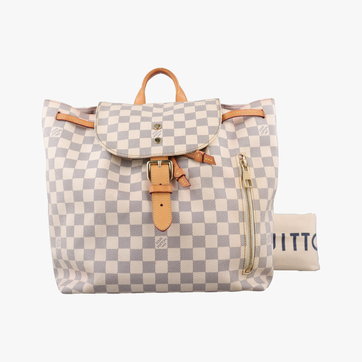 Pre-owned Louis Vuitton SPERONE　 Azur Damier Canvas N41578 backpack/rucksack | stylenewstar