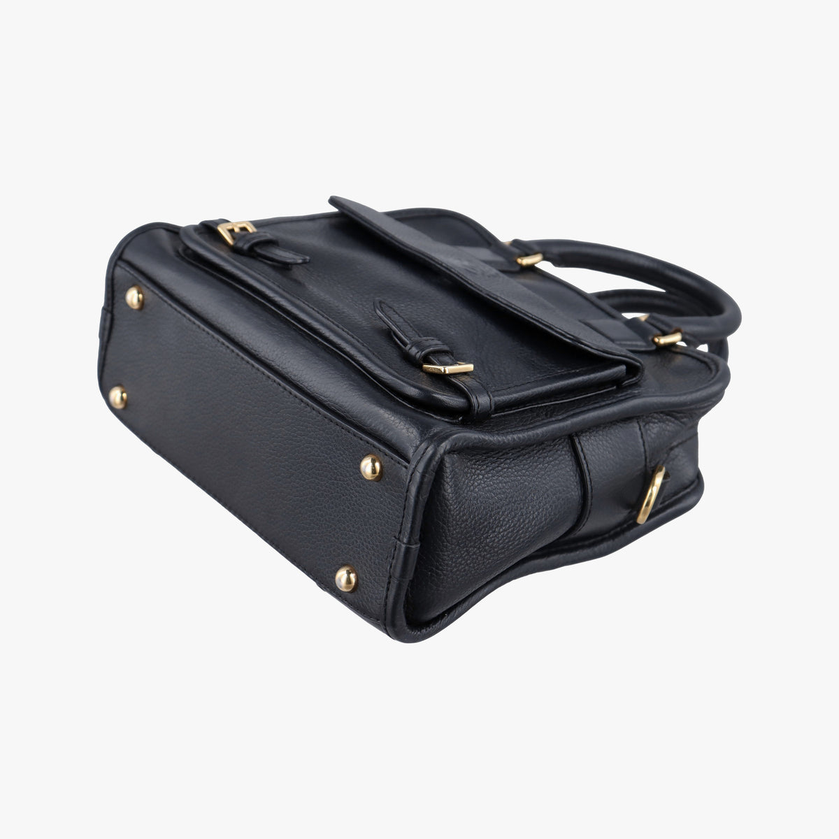 Pre-owned Loewe CRUZ Black Leather  shoulderbag | stylenewstar