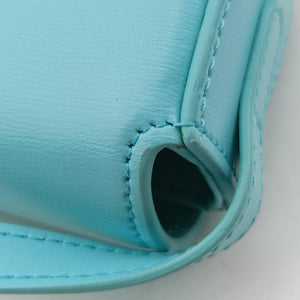 Pre-owned Celine Triomphe Blue Leather  shoulderbag | stylenewstar