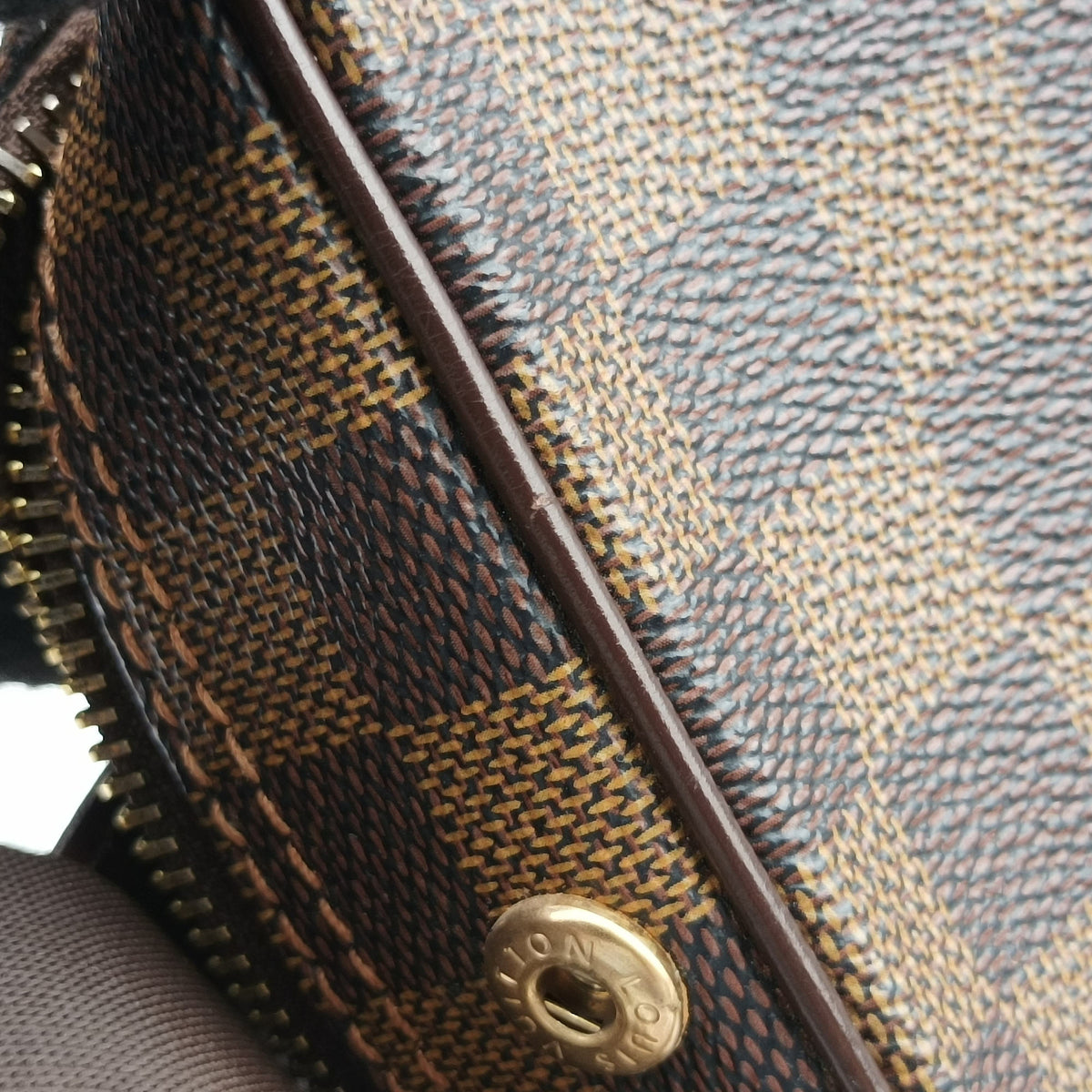 Pre-owned Louis Vuitton Olav PM EBENE Damier Canvas N41442 shoulderbag | stylenewstar