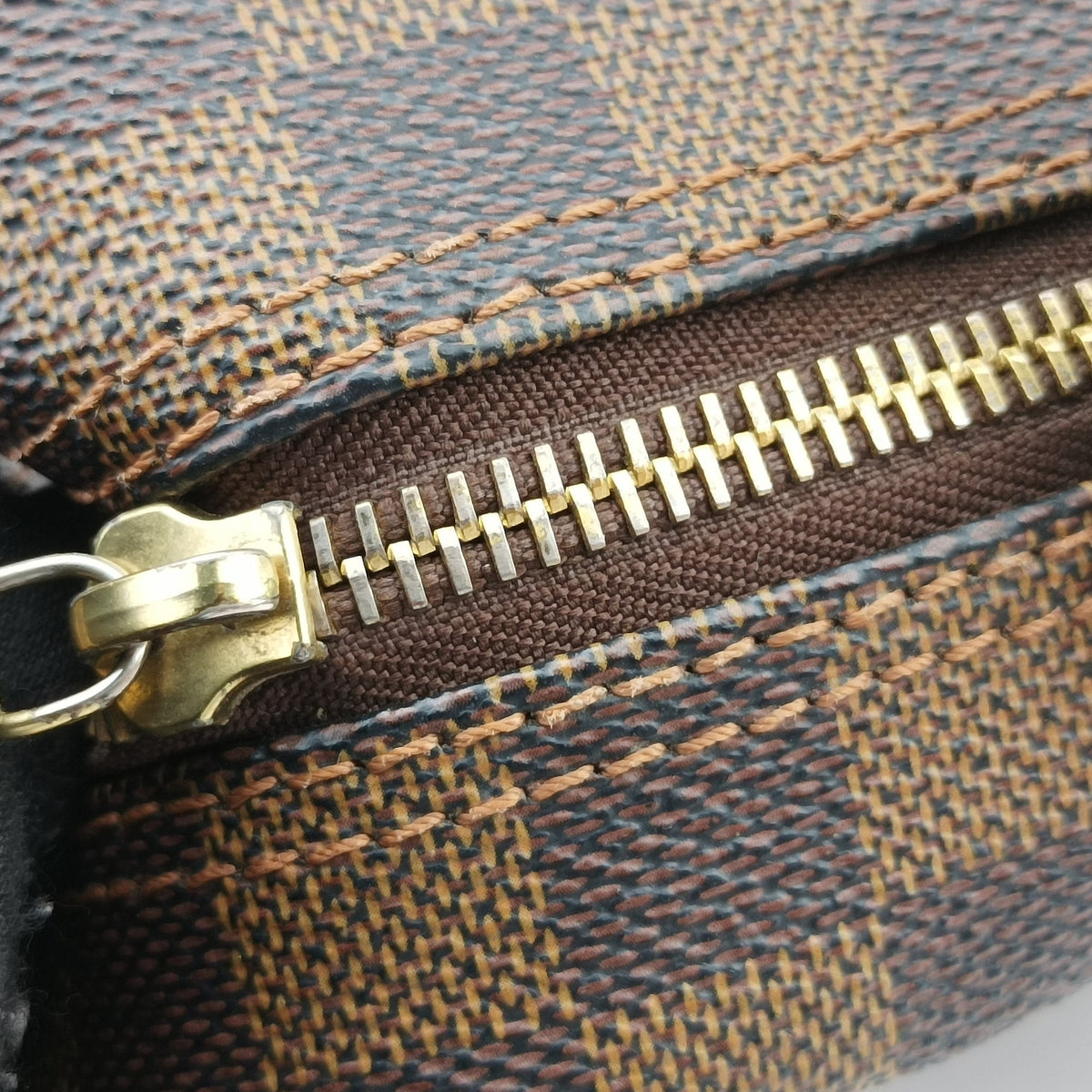 Pre-owned Louis Vuitton Olav PM EBENE Damier Canvas N41442 shoulderbag | stylenewstar