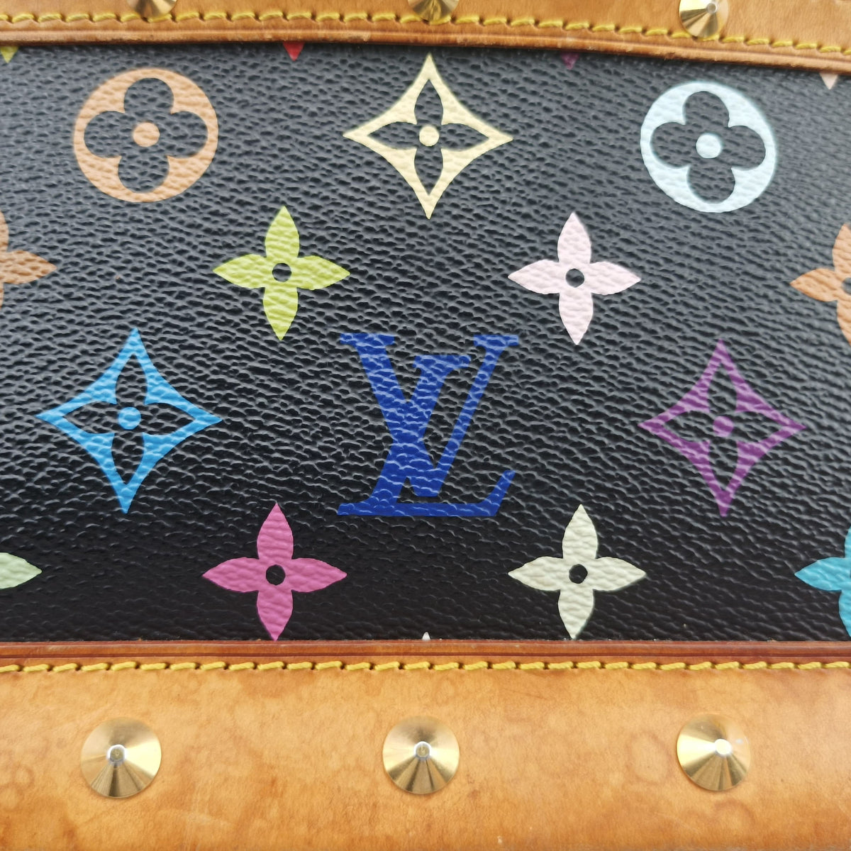 Pre-owned Louis Vuitton Alma PM Noir Monogram Multicolore M92646 handbag | stylenewstar