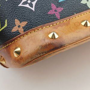 Pre-owned Louis Vuitton Alma PM Noir Monogram Multicolore M92646 handbag | stylenewstar
