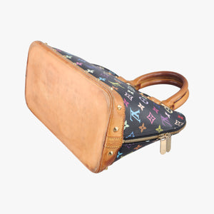 Pre-owned Louis Vuitton Alma PM Noir Monogram Multicolore M92646 handbag | stylenewstar