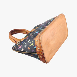 Pre-owned Louis Vuitton Alma PM Noir Monogram Multicolore M92646 handbag | stylenewstar