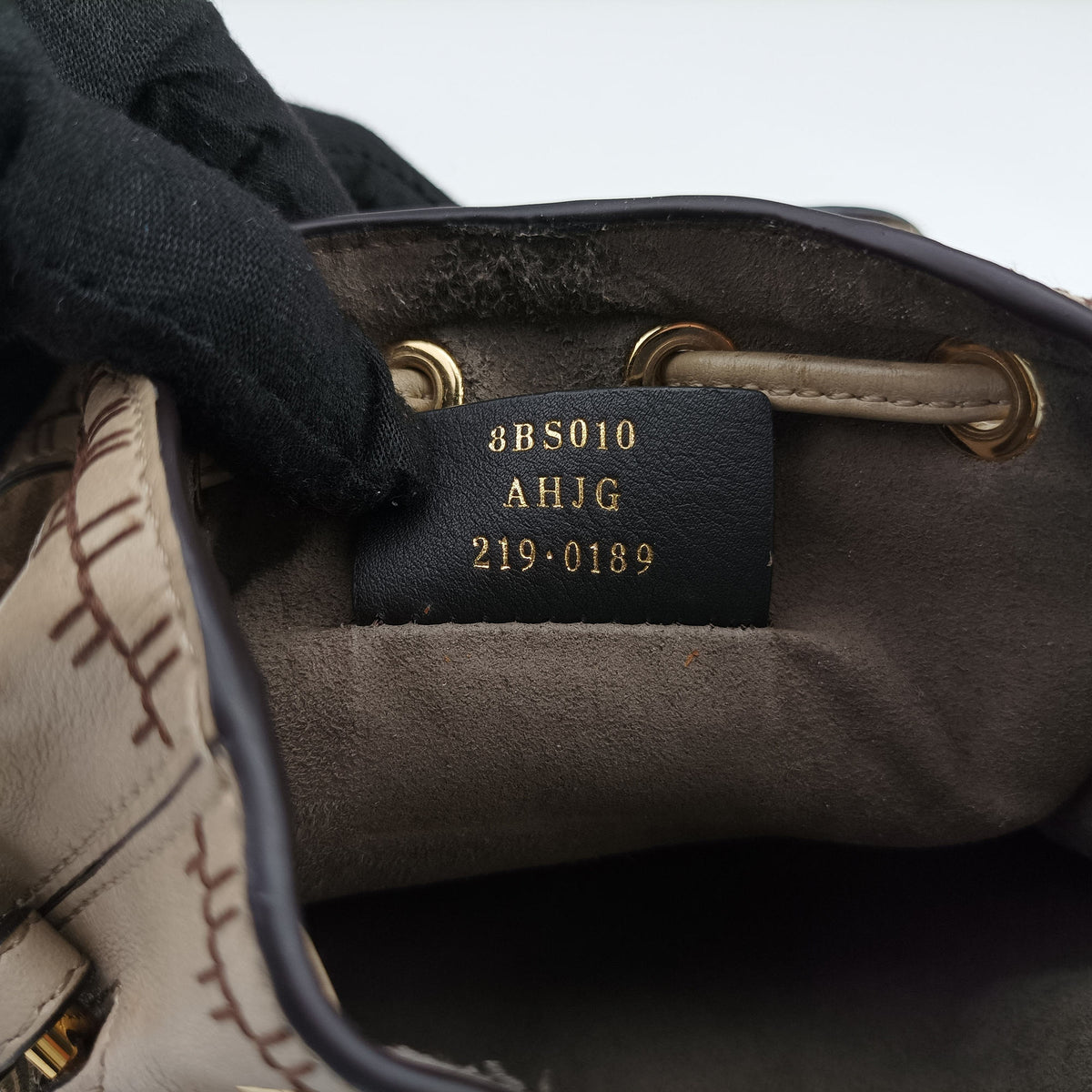 Vintage Fendi Mon Tresor Mini Bucket Beige Leather × Suede 8BS010 shoulderbag | stylenewstar