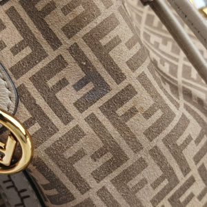 Vintage Fendi Mon Tresor Mini Bucket Beige Leather × Suede 8BS010 shoulderbag | stylenewstar