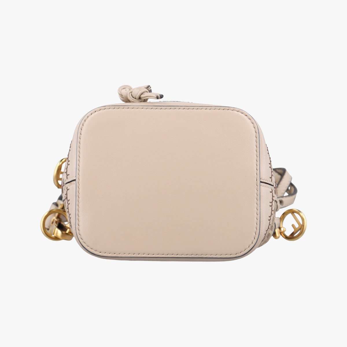 Vintage Fendi Mon Tresor Mini Bucket Beige Leather × Suede 8BS010 shoulderbag | stylenewstar