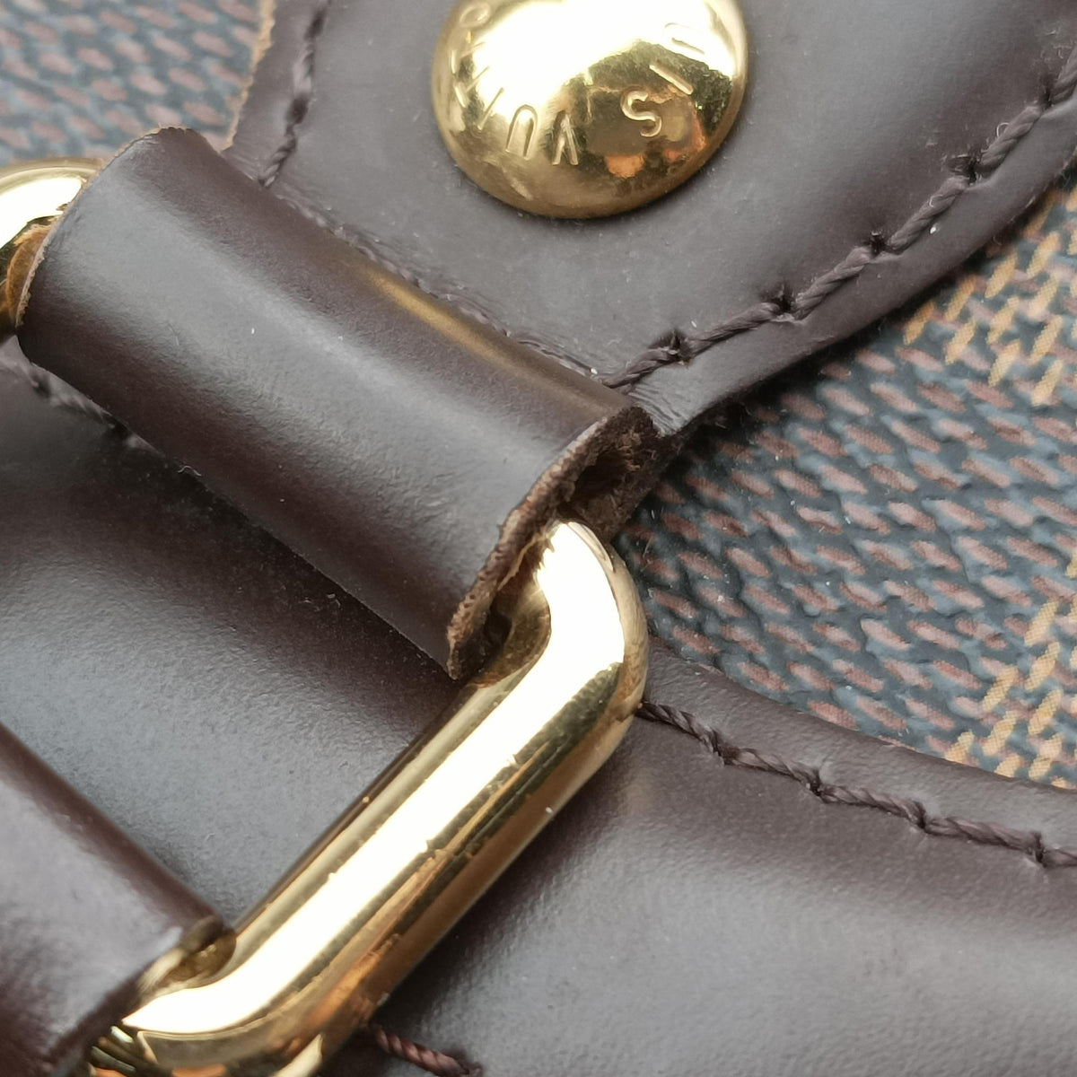 Pre-owned Louis Vuitton TREVI PM EBENE Damier Canvas N51997 shoulderbag | stylenewstar