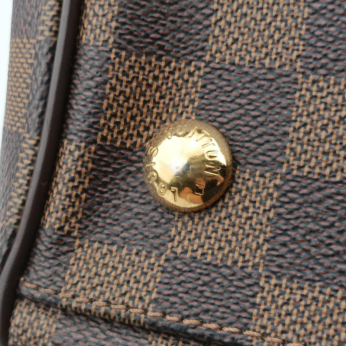Pre-owned Louis Vuitton TREVI PM EBENE Damier Canvas N51997 shoulderbag | stylenewstar