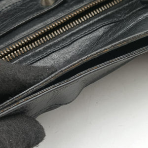 Pre-owned Balenciaga The Velo Black lambskin  handbag | stylenewstar