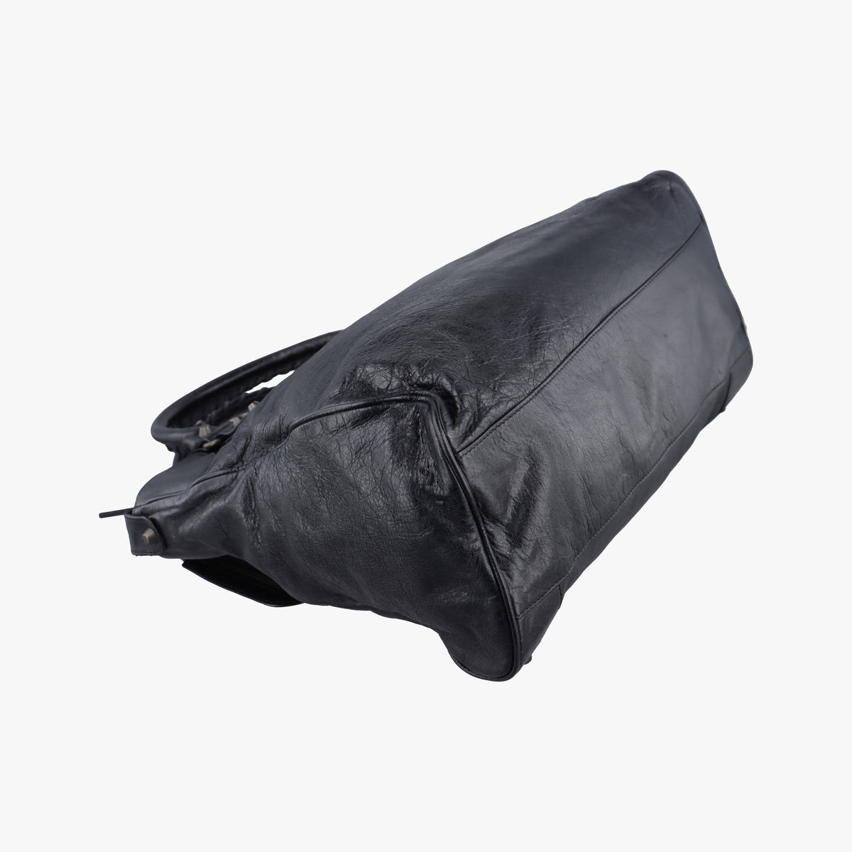 Pre-owned Balenciaga The Velo Black lambskin  handbag | stylenewstar