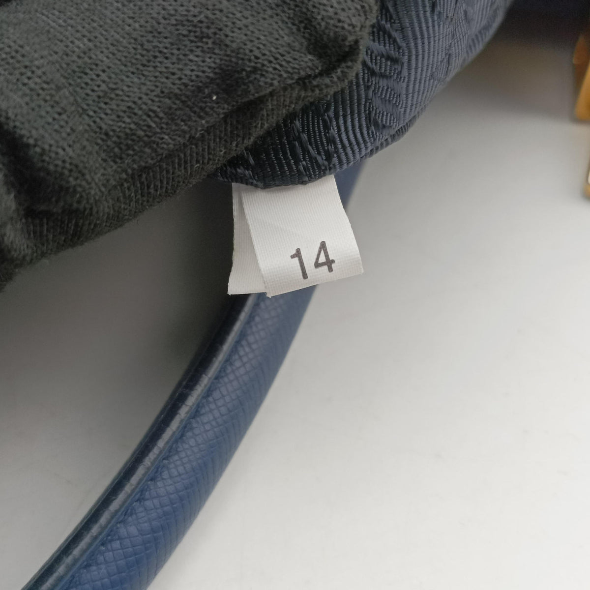 Pre-owned Prada Galleria Blue SAFFIANO Leather BN2274 shoulderbag | stylenewstar