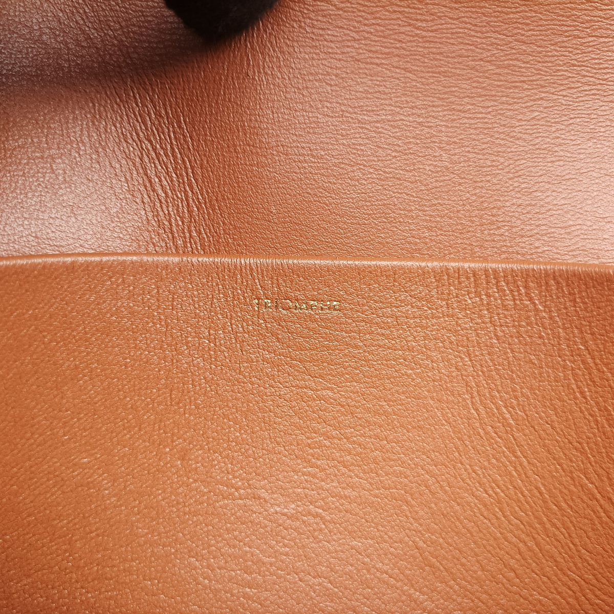 Pre-owned Celine Claude Triomphe Brown PVC coated canvas  shoulderbag | stylenewstar