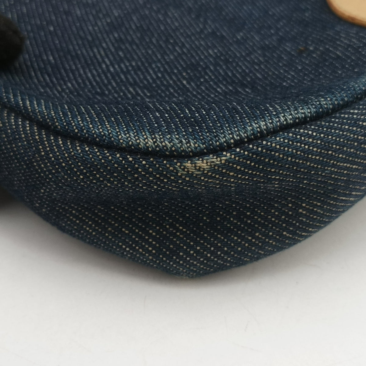 Pre-owned Christian Dior Marispearl Blue denim  shoulderbag | stylenewstar
