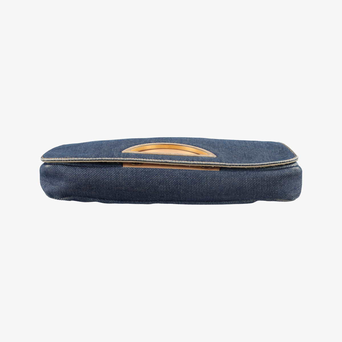 Pre-owned Christian Dior Marispearl Blue denim  shoulderbag | stylenewstar