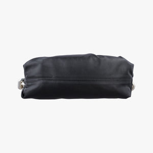 Pre-owned Bottega Veneta THE Chain Pouch Black lambskin  shoulderbag | stylenewstar