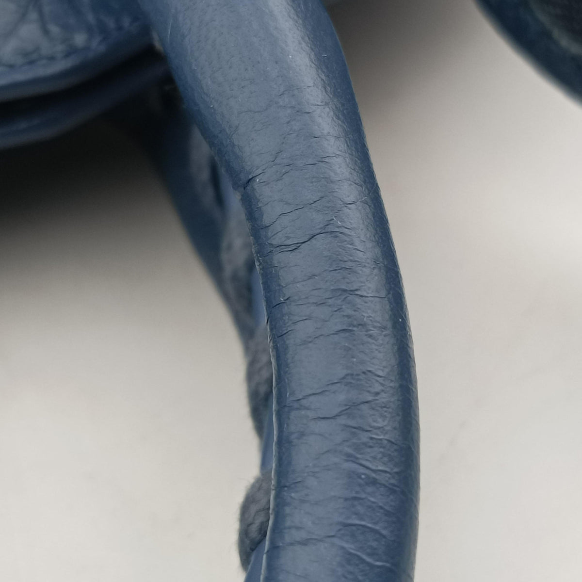 Pre-owned Balenciaga Classic City Mini Blue Lambskin  handbag | stylenewstar
