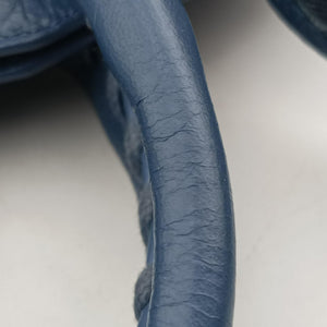 Pre-owned Balenciaga Classic City Mini Blue Lambskin  handbag | stylenewstar