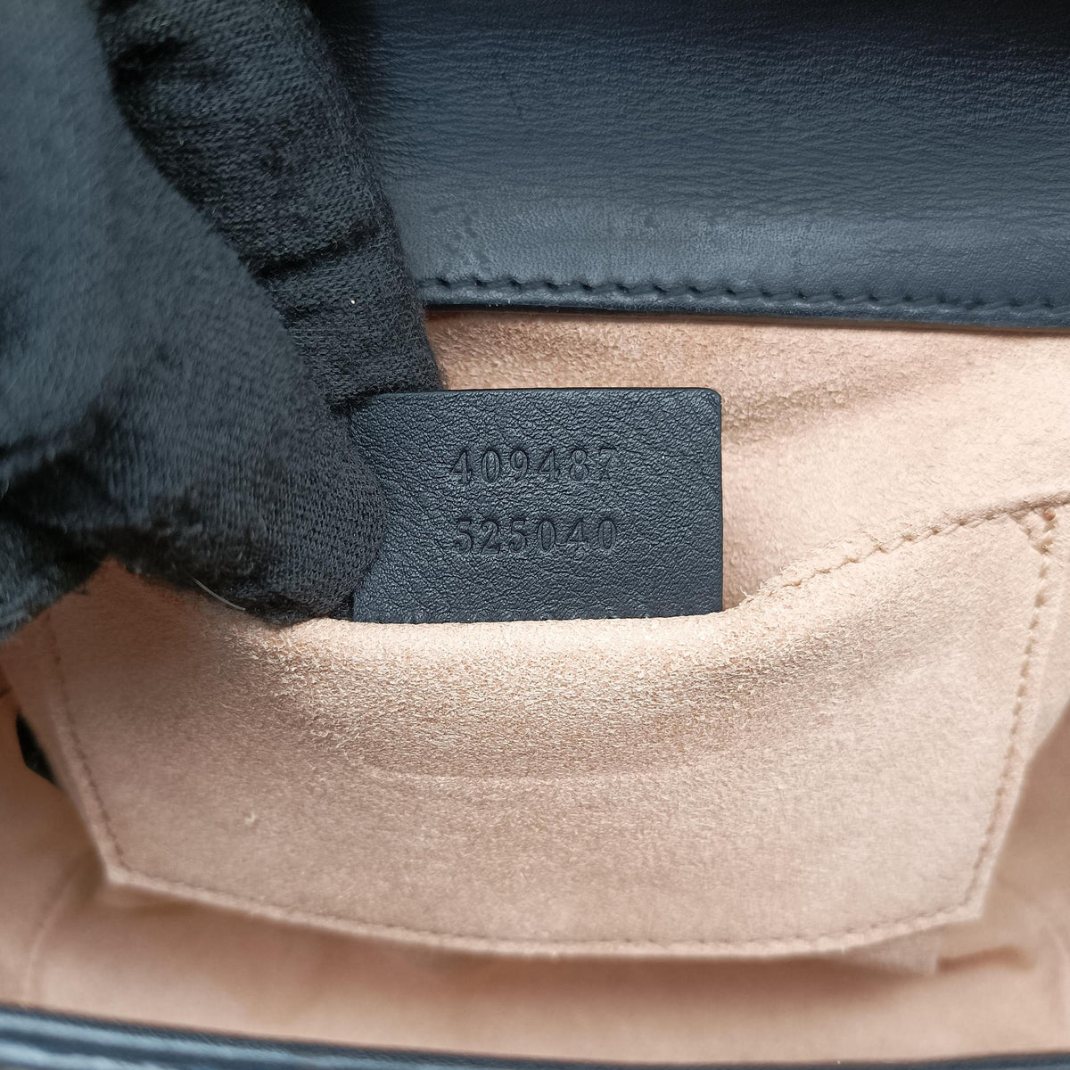 Pre-owned Gucci Padlock beige×black PVC coated canvas×Leather 409487 shoulderbag | stylenewstar