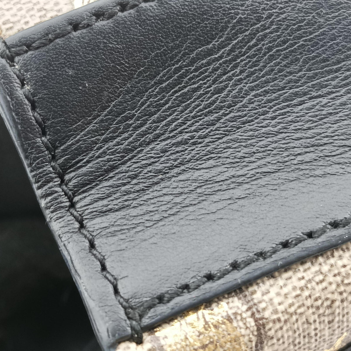 Pre-owned Gucci Padlock beige×black PVC coated canvas×Leather 409487 shoulderbag | stylenewstar