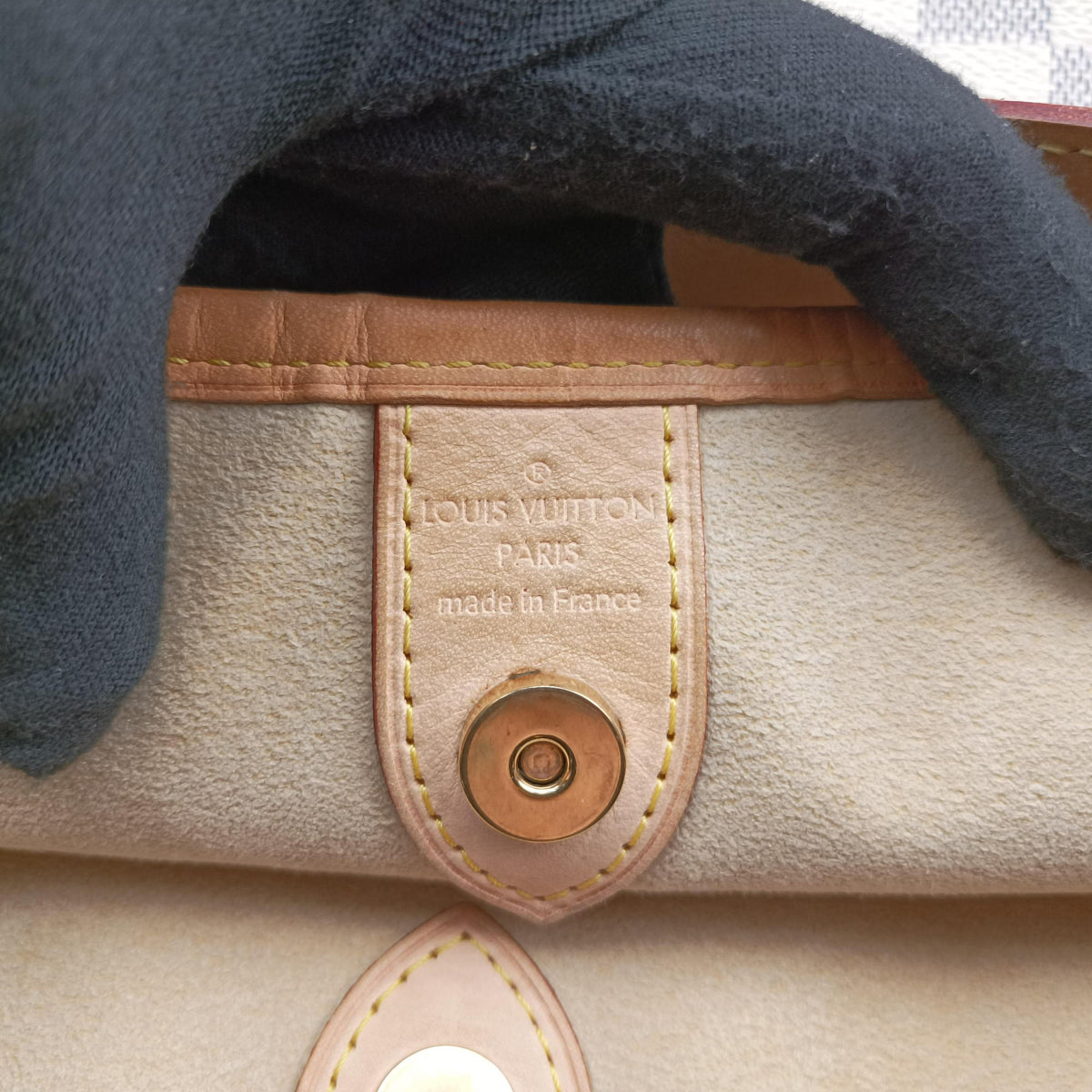 Pre-owned Louis Vuitton GALLIERA PM Azur Damier Canvas N55215 shoulderbag | stylenewstar
