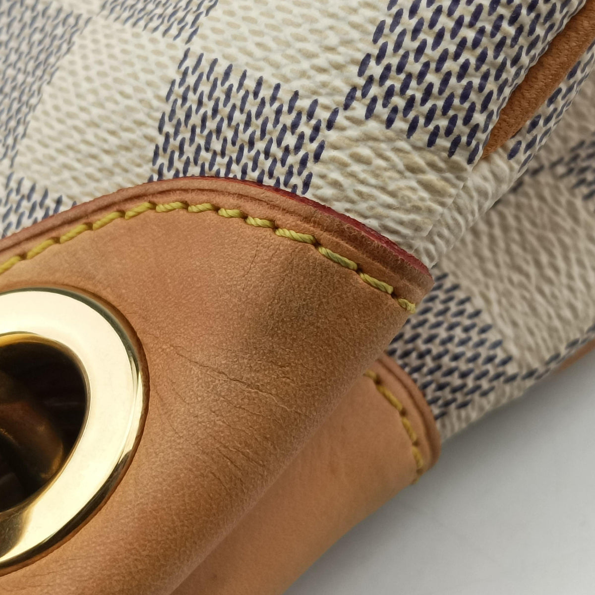 Pre-owned Louis Vuitton GALLIERA PM Azur Damier Canvas N55215 shoulderbag | stylenewstar