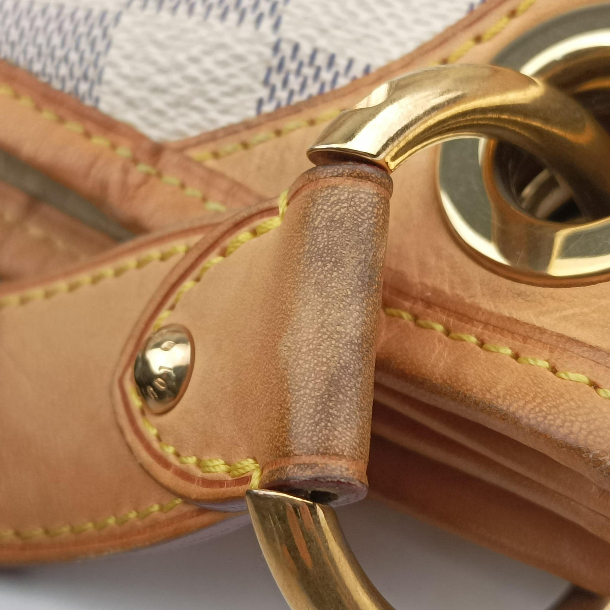 Pre-owned Louis Vuitton GALLIERA PM Azur Damier Canvas N55215 shoulderbag | stylenewstar