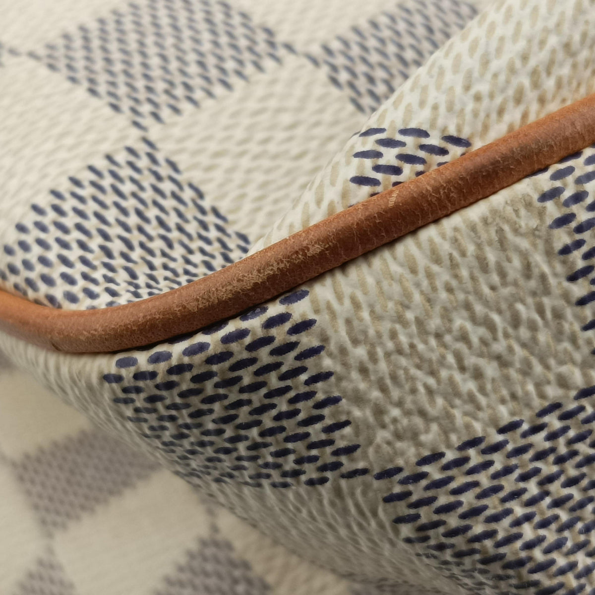 Pre-owned Louis Vuitton GALLIERA PM Azur Damier Canvas N55215 shoulderbag | stylenewstar