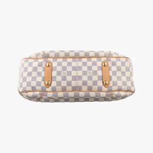 Pre-owned Louis Vuitton GALLIERA PM Azur Damier Canvas N55215 shoulderbag | stylenewstar