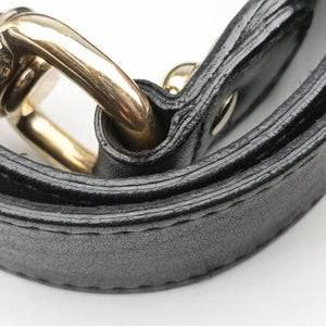 Pre-owned Gucci Bamboo Babouska Indy Hobo Black Leather 177139 shoulderbag | stylenewstar
