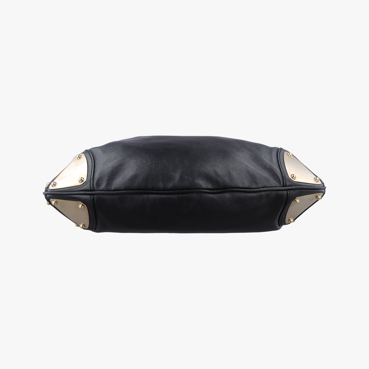 Pre-owned Gucci Bamboo Babouska Indy Hobo Black Leather 177139 shoulderbag | stylenewstar