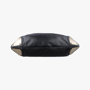 Pre-owned Gucci Bamboo Babouska Indy Hobo Black Leather 177139 shoulderbag | stylenewstar