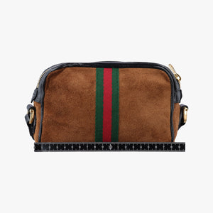 Secondhand Gucci Ophidia Brown×black×multi Suede×leather 573321 shoulderbag | stylenewstar